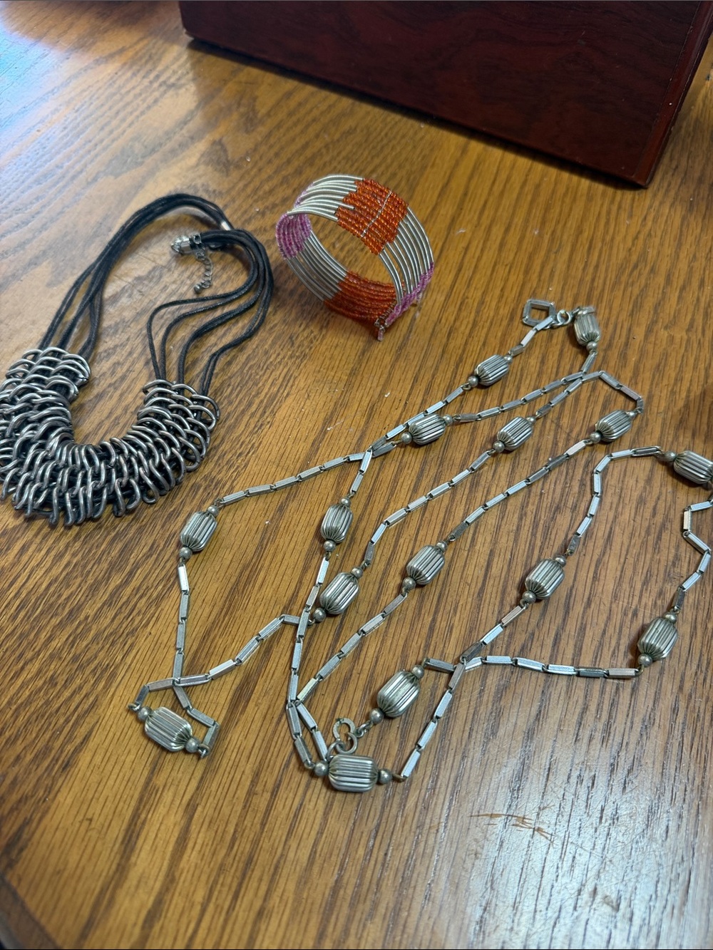 Silver-Tone Jewelry lot.